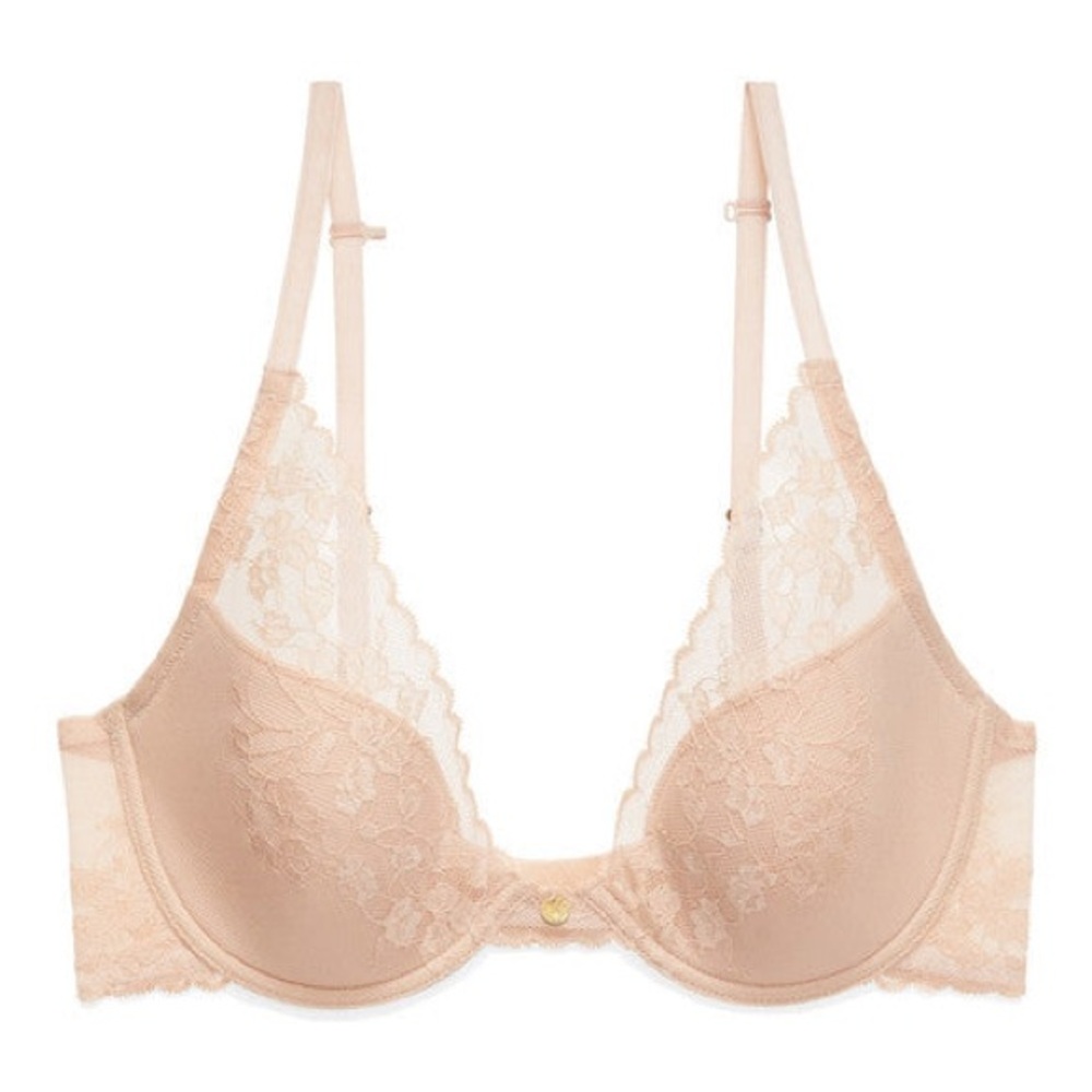 Natori Cherry Blossom Convertible Lace Underwire Bra in Nude - New w/o Tags!